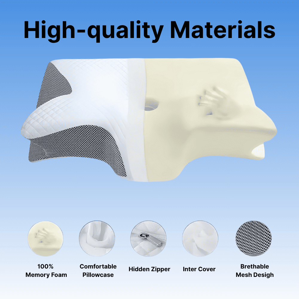 Byeache™ Contour Neck Pain Relief Pillow