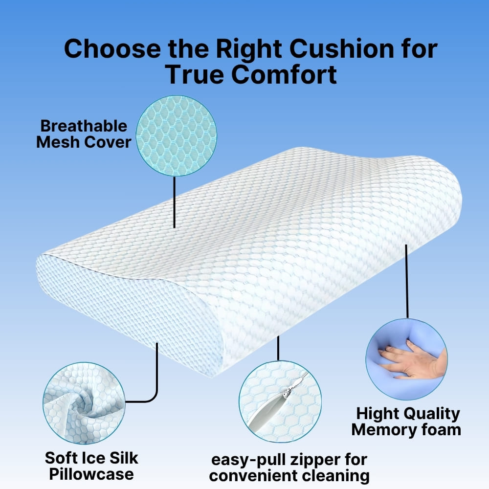 Byeache™ Cooling Memory Pillow