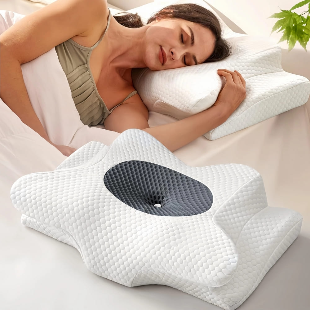 Byeche™ Dream Without Pain Cervical Pillow – Cooling Orthopedic Neck Support for Side, Back & Stomach Sleepers