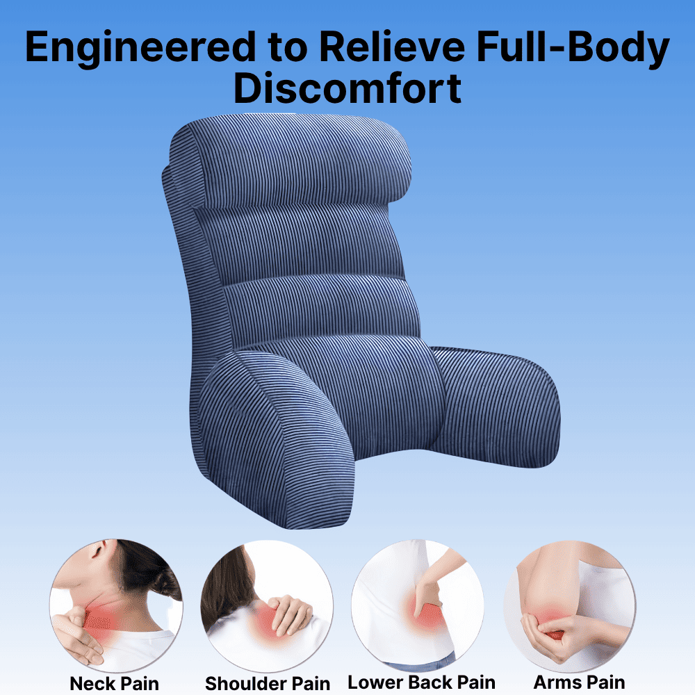 Byeache™ Large Back Pillow for Bed Support
