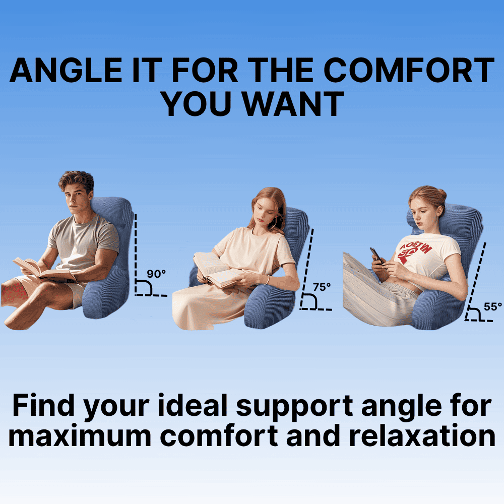 Byeache™ Large Back Pillow for Bed Support