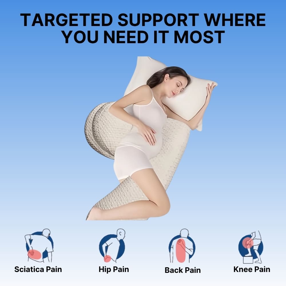 Byeche™ Maternity Full Body Support Pillow Bundle