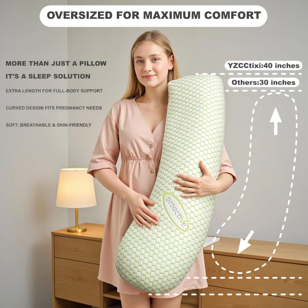 Byeche™ Maternity Full Body Support Pillow Bundle