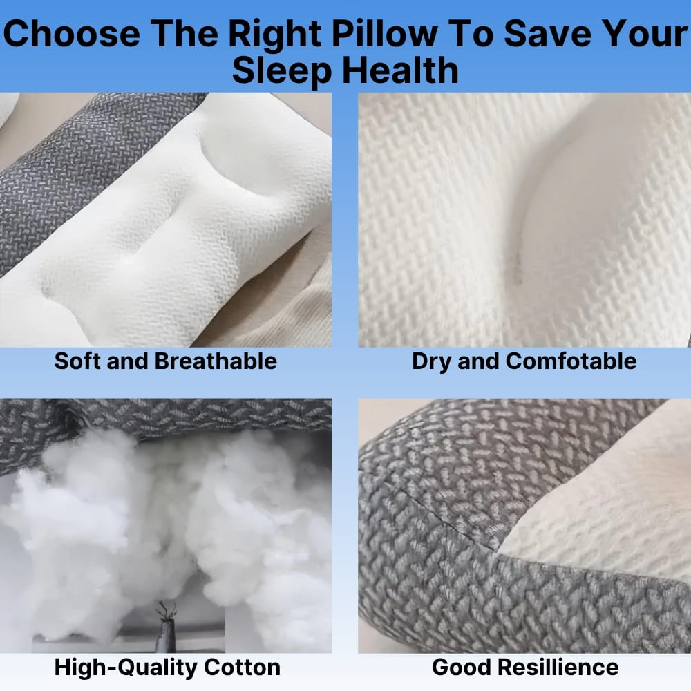 Byeache™ Orthopedic Cervical Pillow – Neck Support, Pain Relief & Snore Reduction for All Sleep Positions