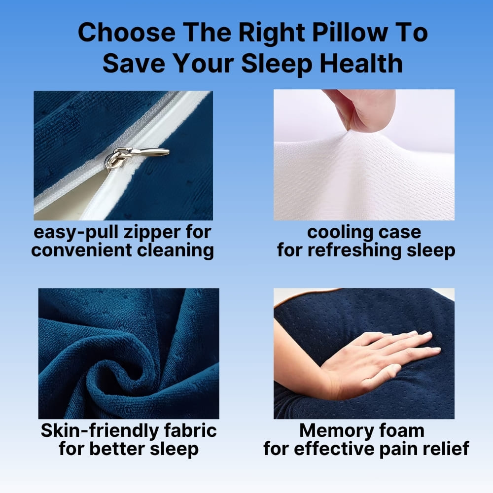 Byeache™ Orthopedic Pillow for Neck Pain Relief