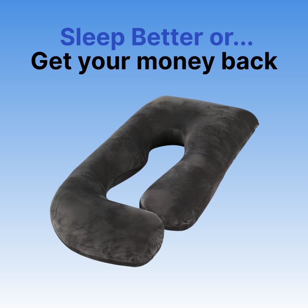 Pregnancy Pillow for Sleeping – U-Shaped Full Body Support Pillow