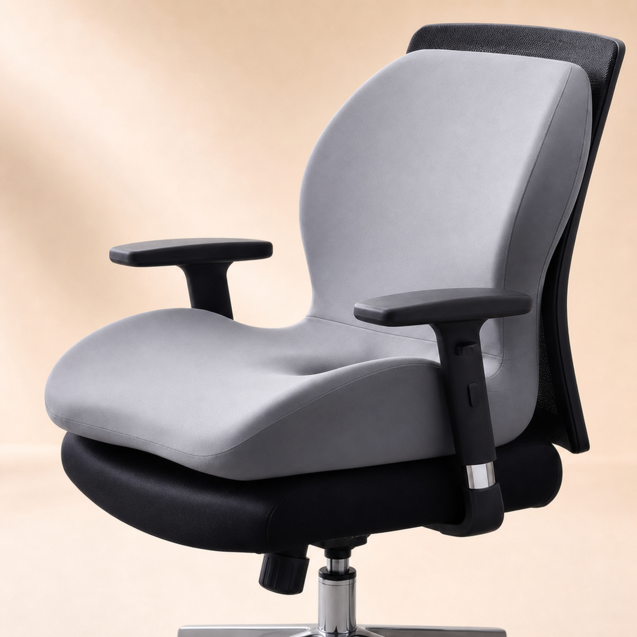 Byeache™ Memory Foam Seat Cushion & Lumbar for back pain