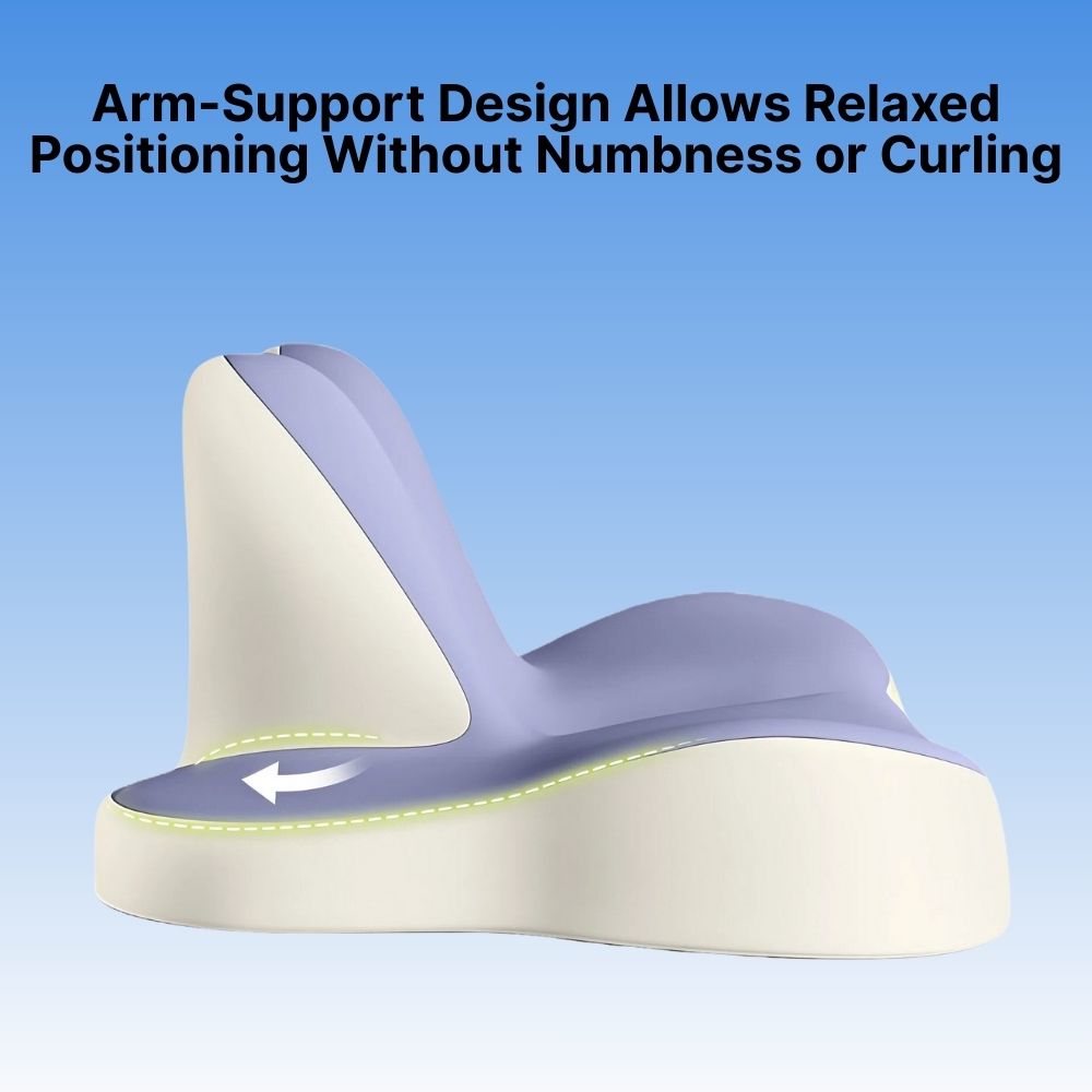 Byeache™ 2-in-1 Ergonomic Wedge Pillow for Reading & Sleeping
