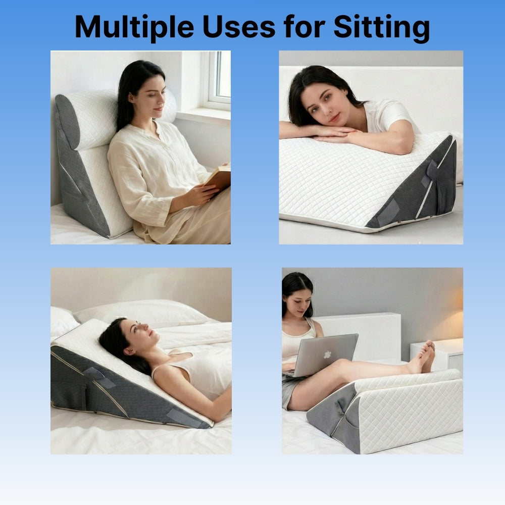 Byeache™ 3-Piece Adjustable Orthopedic Wedge Pillow Set