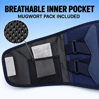 Byeache™ Heated Vibrating Lumbar Support Belt