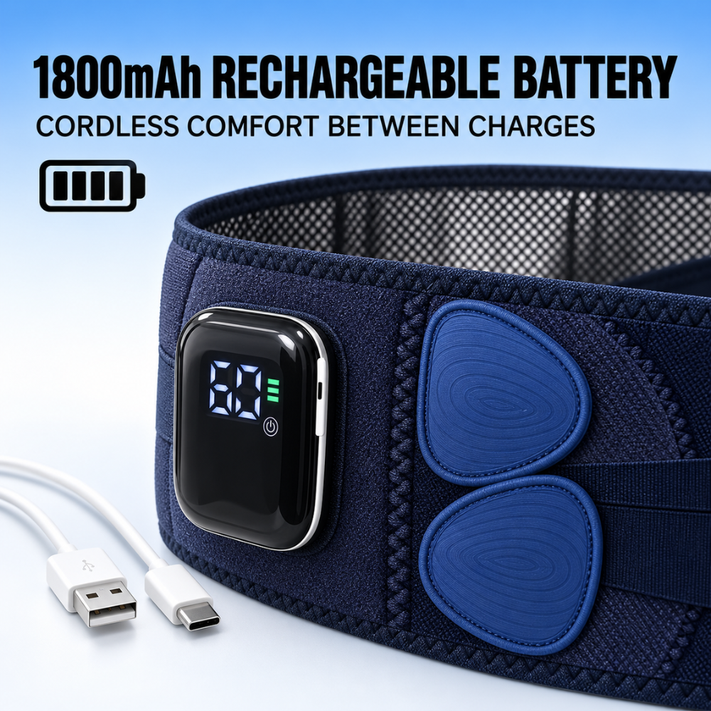 Byeache™ Heated Vibrating Lumbar Support Belt