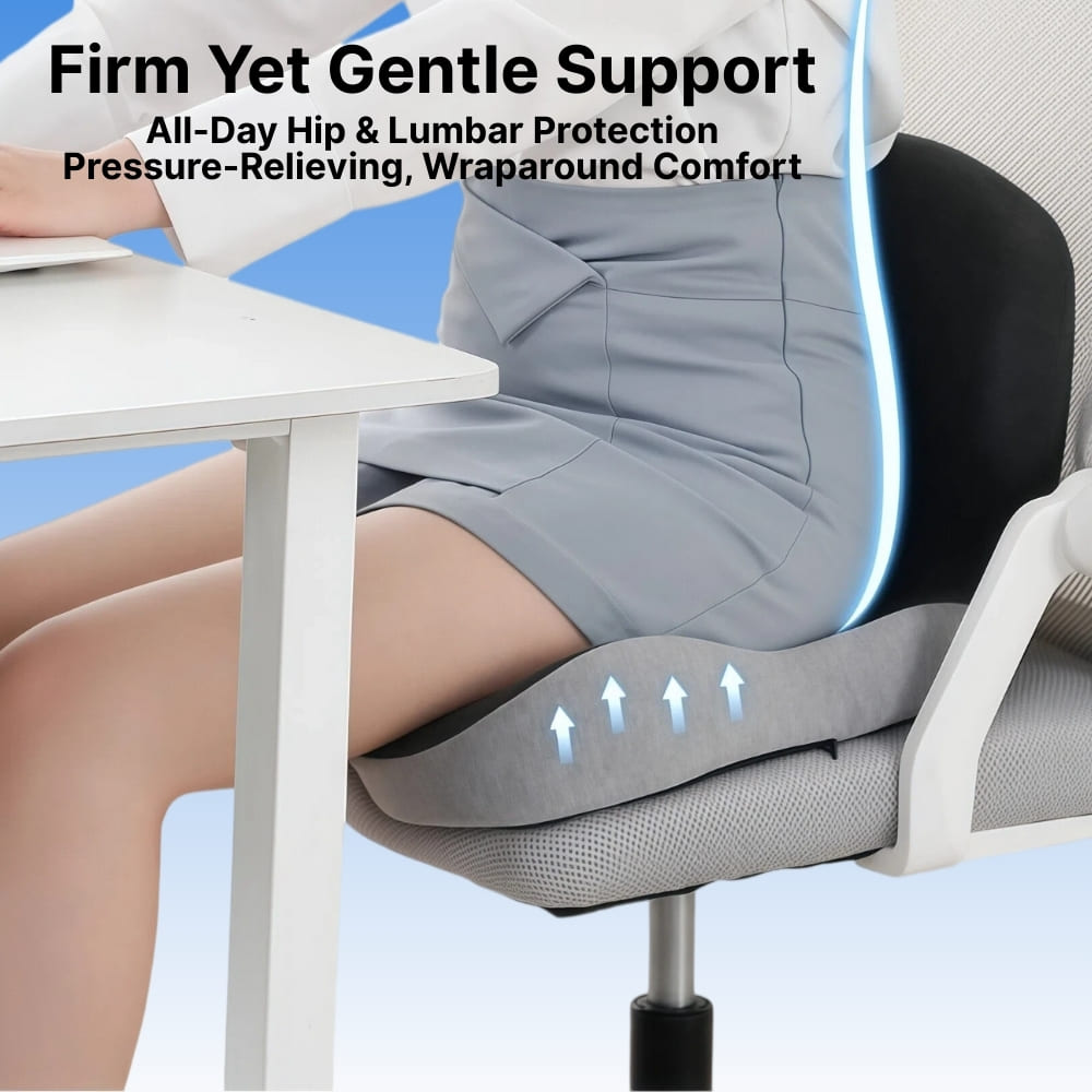 ByeAche™ All-in-One Orthopedic Seat & Back Cushion