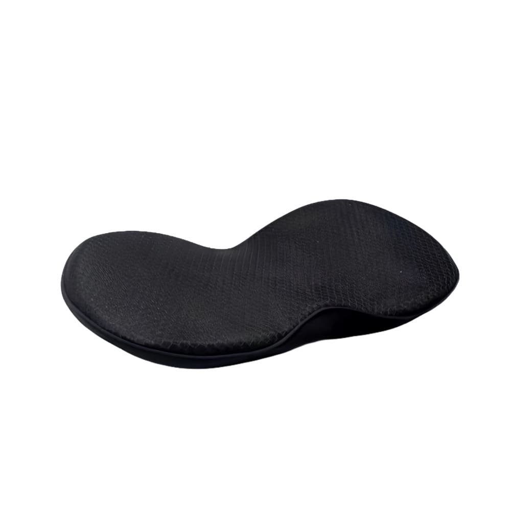 Black cushion insert on a white background