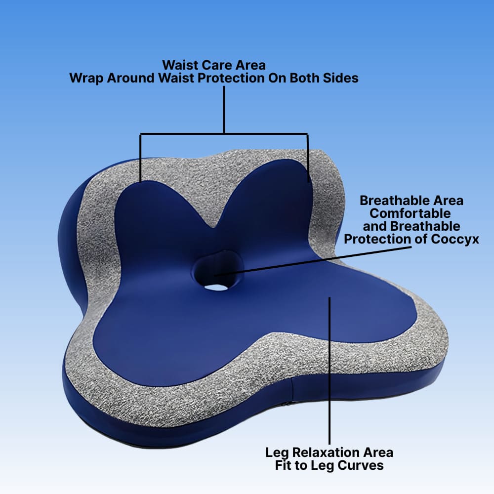 Byeache™ Memory Foam Seat Cushion for Desk & Gaming Chairs