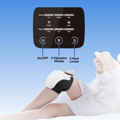 Byeache™ Cordless Heated Knee Massager with Vibration Therapy