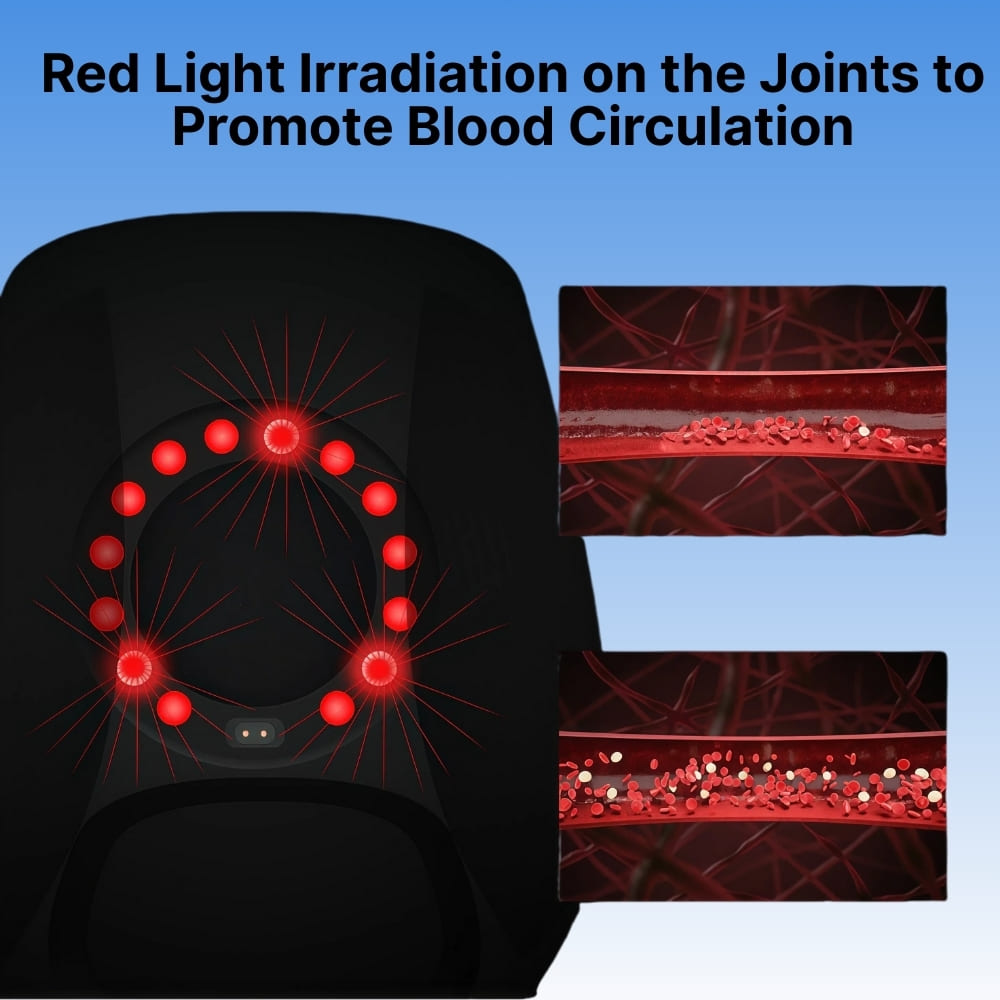 Byeache™ Cordless Heated Knee Massager with Vibration Therapy