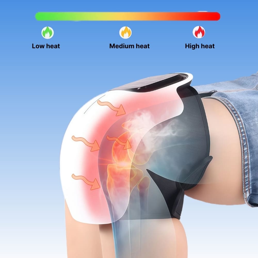 Byeache™ Cordless Heated Knee Massager with Vibration Therapy