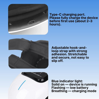 Byeache™ Cordless Heated Knee Massager with Vibration Therapy
