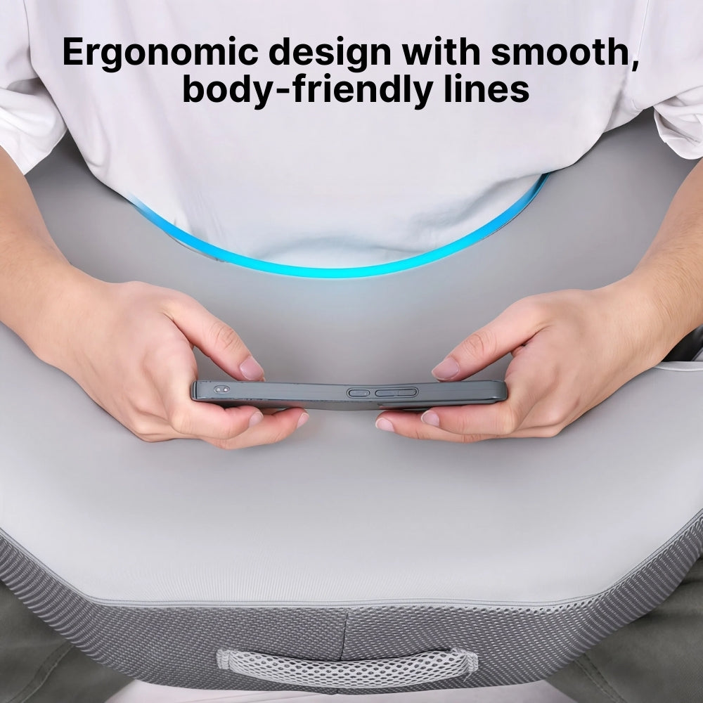Byeache™ Ergonomic Gaming & Reading Lap Pillow with Armrests