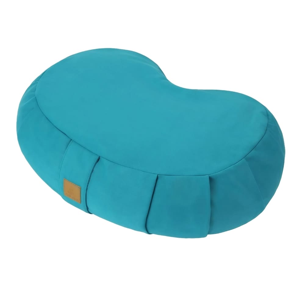 Byeache™ Ergonomic Crescent Meditation cushion(Buckwheat Filled)