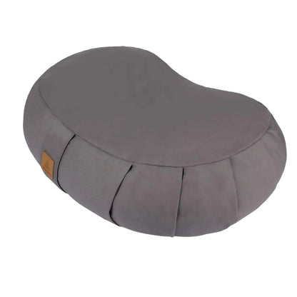 Byeache™ Ergonomic Crescent Meditation cushion(Buckwheat Filled)