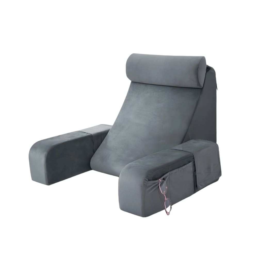 Byeache™ Cushion Pillow for Sitting Up in Bed, Gaming, Reading, or Watching TV