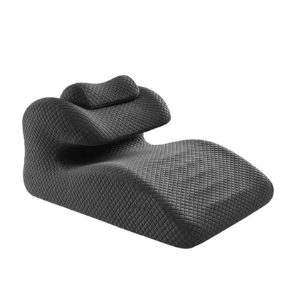 Byeache™ Ergonomic Memory Foam Wedge Pillow for Back & Leg Support