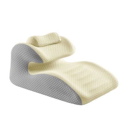 Byeache™ Ergonomic Memory Foam Wedge Pillow for Back & Leg Support