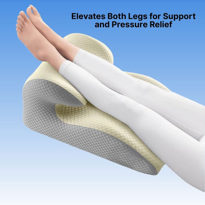 Byeache™ Ergonomic Memory Foam Wedge Pillow for Back & Leg Support