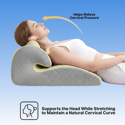 Byeache™ Ergonomic Memory Foam Wedge Pillow for Back & Leg Support