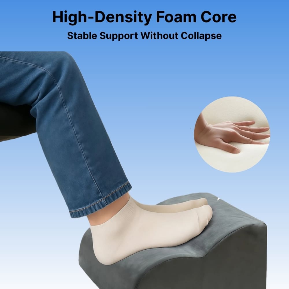 Byeache™ Ergonomic Under Desk Foot Rest with Heel Support