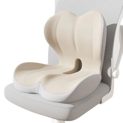 Byeache™ High-Back All-in-One Orthopedic Seat Cushion (Full Spine Support)