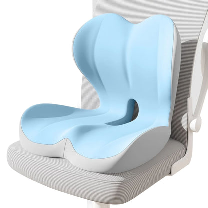 Byeache™ High-Back All-in-One Orthopedic Seat Cushion (Full Spine Support)