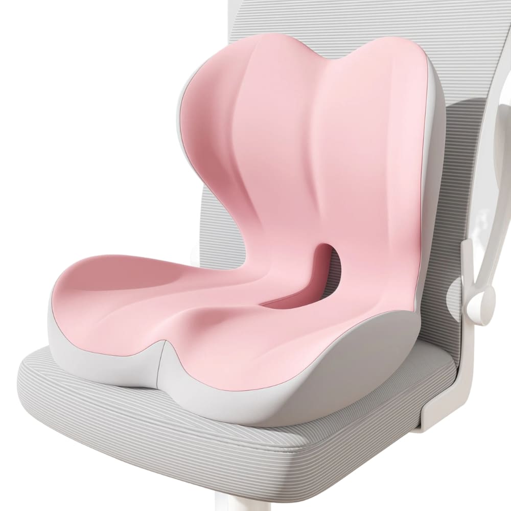 Byeache™ High-Back All-in-One Orthopedic Seat Cushion (Full Spine Support)