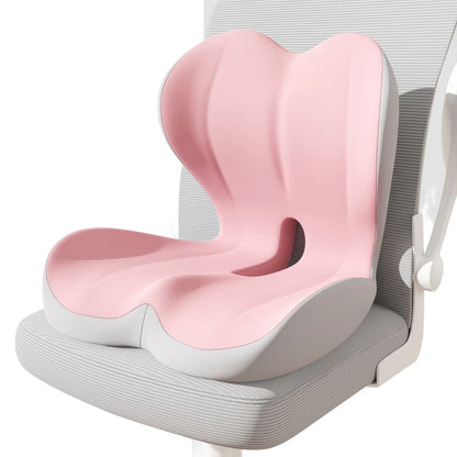 Byeache™ High-Back All-in-One Orthopedic Seat Cushion (Full Spine Support)