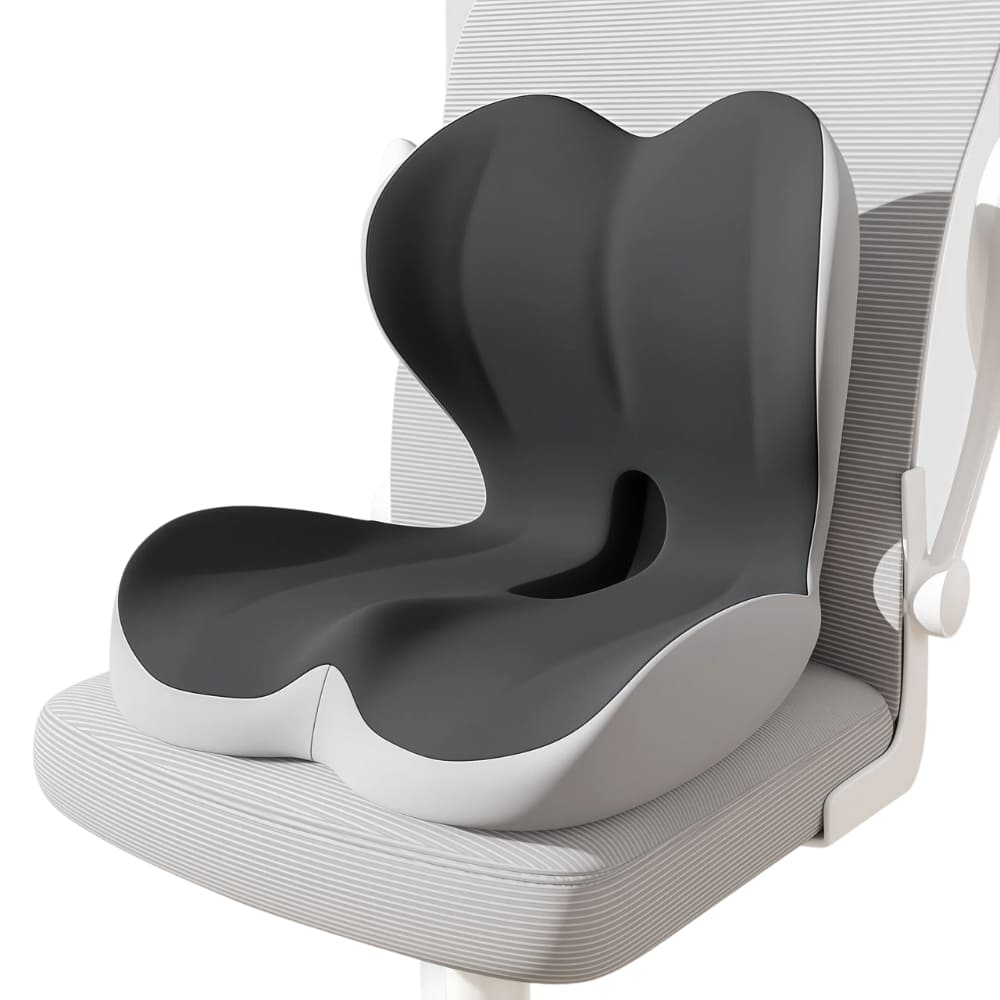 Byeache™ High-Back All-in-One Orthopedic Seat Cushion (Full Spine Support)