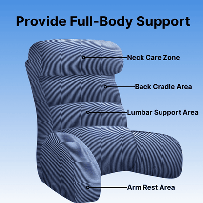 Byeache™ Large Back Pillow for Bed Support
