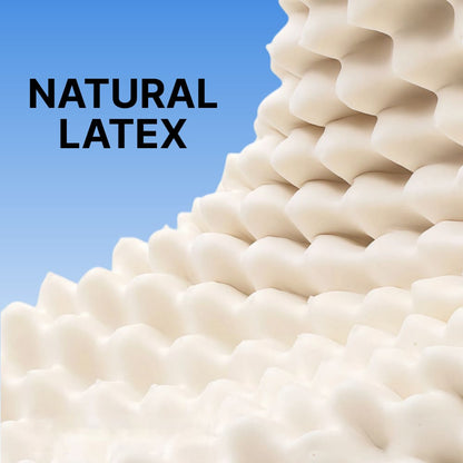 ByeAche natural latex cervical pillow spine-shaped textured surface