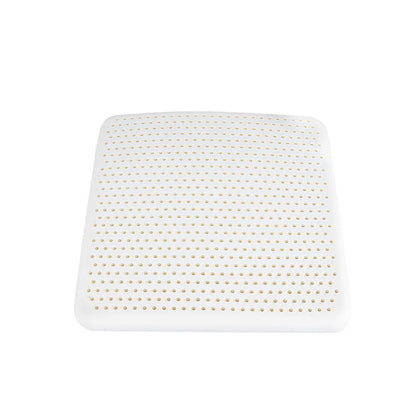 ByeAche natural latex seat cushion, rectangular with small perforations