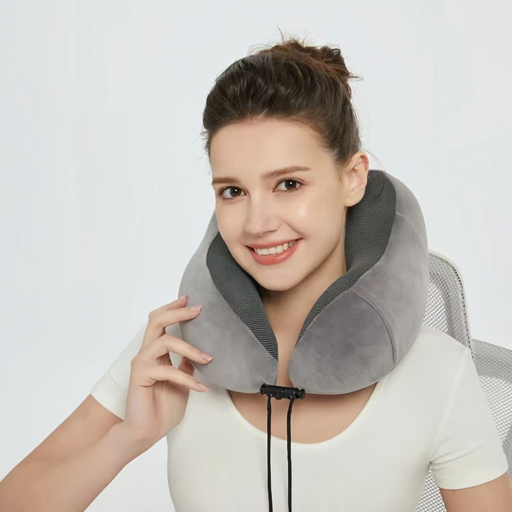 Byeache™ Memory Foam Travel Pillow for neck pain