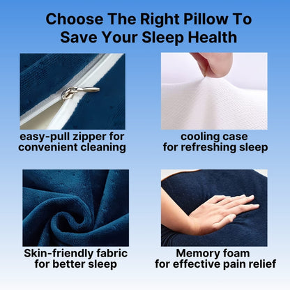 Byeache™ Orthopedic Pillow for Neck Pain Relief