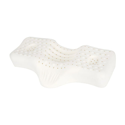 Byeache shaped natural latex neck support pillow