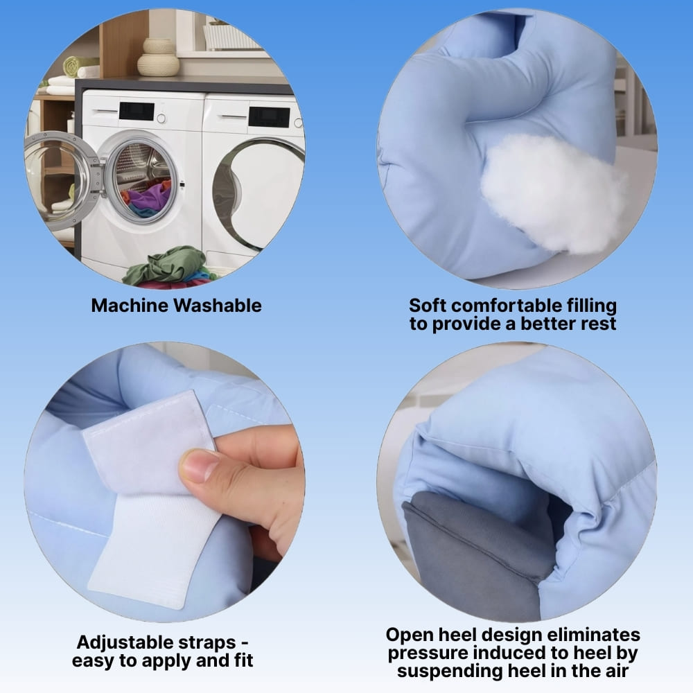 Byeache™ Suspended Heel Protector Cushion for Bedsore & Pressure Relief