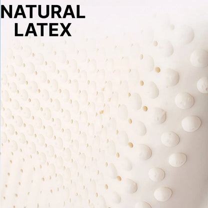 Byeache textured natural latex pillow with comfort dots