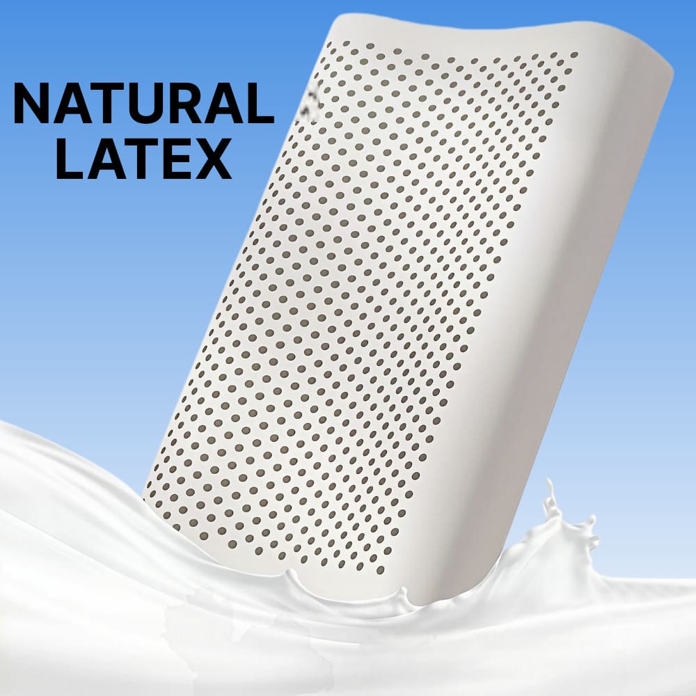 ByeAche™ Ultra-Slim Natural Latex Neck Pillow – Soft, Supportive & Resilient