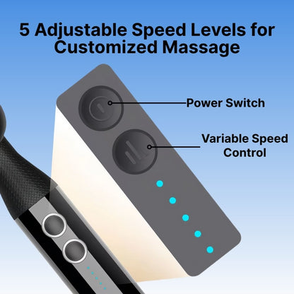 Byeache™ Upgraded Massage Gun with Long Handle – Target Neck, Shoulders, Waist & Legs