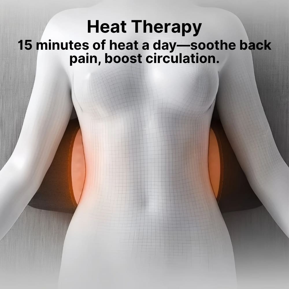 back pain relief pillow heat threrapy