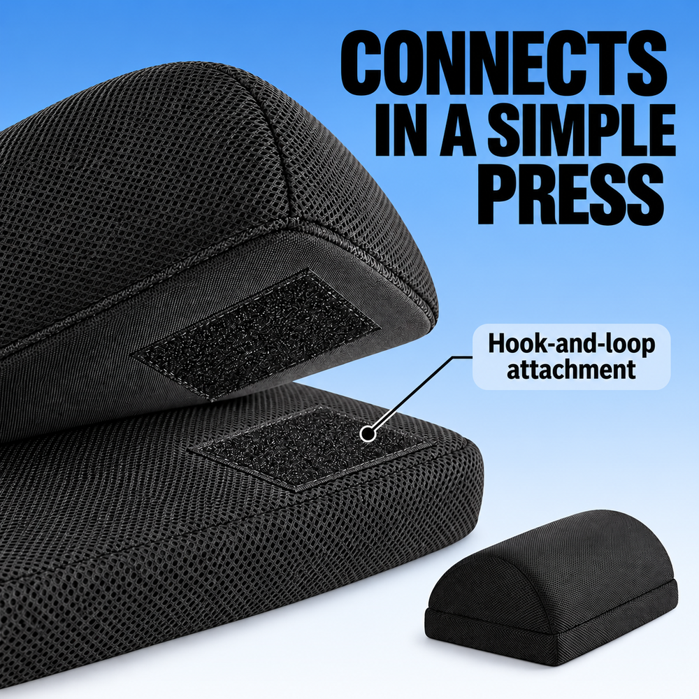 Byeache™ Adjustable Foam Footrest