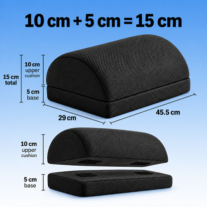 Byeache™ Adjustable Foam Footrest