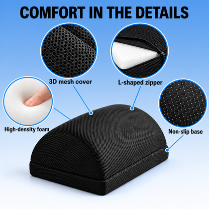 Byeache™ Adjustable Foam Footrest
